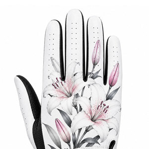 Sublimated Golf <b>Gloves</b> Customizable Palm Soft Men Leather Custom Unisex Customized Logo Style Hands - Product Image 4