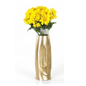 Nuevo Florero Dorado con Diseño Elegante, Florero Metálico de Mesa para Decoración del Hogar, Exhibición en Vitrinas y Ocasiones Festivas - Product Image 2