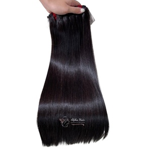 Extensiones de cabello liso de hueso duradero de la mejor calidad, los mejores paquetes de cabello vietnamita crudo suave, proveedores de Vietnam, peluca de encaje HD - Product Image 1