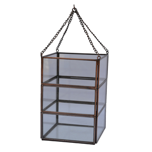 Farol de Diseño Antiguo para Decoración de Fiestas y Hogar, Farol Colgante, Portavelas de Color Cobre Antiguo - Product Image 6