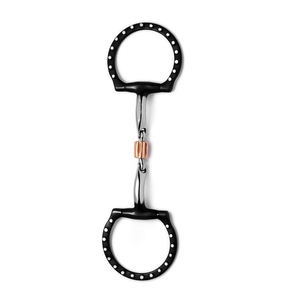 Mors de cheval en acier inoxydable finition miroir cuivré pour adultes, mors de dressage pour l'entraînement et la compétition - Product Image 4