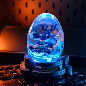 Lamp custom resin, lamp resin, custom <b>night</b> <b>light</b>, po.ke.mon lamp epoxy, art deco lamp, Personalized gift, Handmade gift - Product Image 1