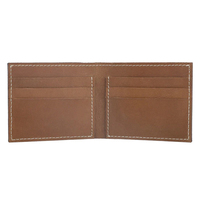 Portefeuille en cuir de qualité supérieure pour hommes, design pliable, style professionnel, profil élégant, faible MOQ