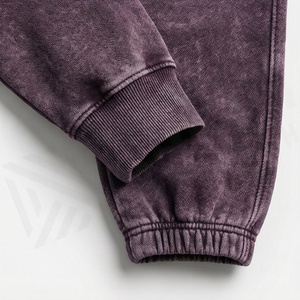 Anti Wrinkle Men Acid Wash <b>Tracksuit</b> Premium Latest Designs Hot Selling Fully Customized Activewear Lounge Apparel - Product Image 6