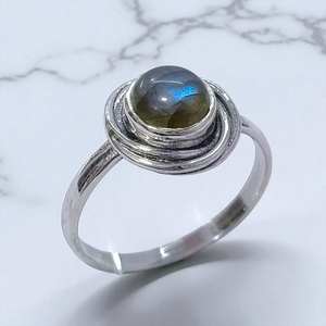 Bague en améthyste violette naturelle, faite à la main, en argent sterling 925, prix de gros, bijoux en argent - Product Image 2