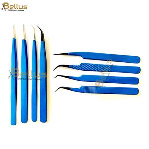 Pinzas Personalizadas para Extensión de Pestañas, Pinzas Rectas y Curvas para Volumen, Juego de Pinzas con Punta de Fibra a 45 Grados - Product Image 6