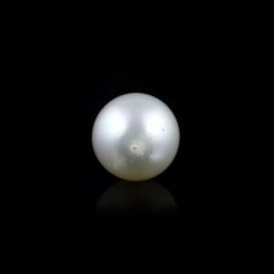 Handcrafted 10.95 Carat Loose Pearl Gemstone for Fine Jewelry-AA Grade Seawater Pearl Drop Shape Pink 8-9mm - Product Image 2
