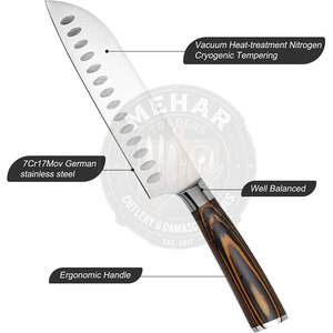 Cuchillo de acero inoxidable hecho en Pakistán, el más vendido, con agarre cómodo para usar. - Product Image 2