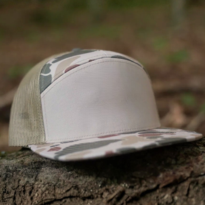 Custom Camouflage Outdoor Hat 7 Panel Structured <b>Camo</b> Trucker <b>Cap</b> Snapback Mesh Hat for Hunting Wholesale - Product Image 3