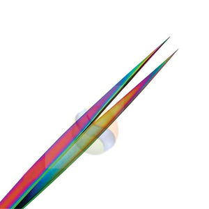 Pince à épiler professionnelle en acier inoxydable de qualité supérieure pour extensions de cils, outil de maquillage de précision, pince à épiler pour extensions de cils de qualité salon - Product Image 4