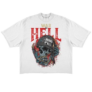 Camiseta de Hombre 100% Algodón, Corte Holgado, Estampada, Camiseta Cuadrada para Hombre, Algodón Premium, Suave y Transpirable, Estampado Gráfico Blanco DTG, Logotipo Personalizado - Product Image 6