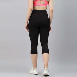 Pantalones Capri de talla grande con cintura elástica, ligeros, de verano, de longitud completa, informales, ajustados, cómodos, de tela elástica en la parte delantera - Product Image 5