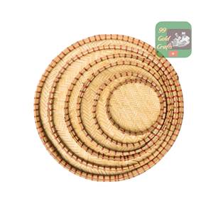 Juego de 3 Cestas de Bambú Apilables de Alta Resistencia para el Mercado Minorista Canadiense, Precio Directo de Fábrica, Exportación - Product Image 5