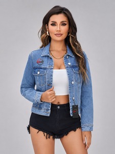 Gilet en jean décontracté pour femme, boutonné, sans manches, avec poches à rabat sur la poitrine, idéal pour les voyages en plein air et le quotidien - Product Image 1