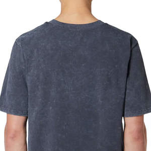 T-shirt ample délavé à l'acide de bonne qualité pour homme – T-shirts surdimensionnés personnalisés pour homme – T-shirt vintage délavé à l'acide pour homme - Product Image 4