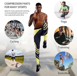 Leggings de compresión personalizados con cintura elástica para BJJ, artes marciales, lucha, grappling, MMA, Jiu Jitsu, de secado rápido frontal. - Product Image 4