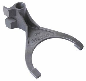 Fourche de changement de vitesse pour tracteur MASSEY FERGUSON MF 1035, grande induction, en fonte trempée, OEM 180437M1, usage intensif. - Product Image 1