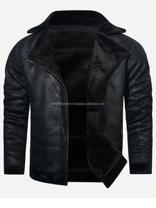 Nueva llegada chaqueta de cuero de moda de los hombres personalizados para los hombres Nuevo estilo 2024 Venta directa de fábrica chaqueta de cuero para los hombres - Product Image 5