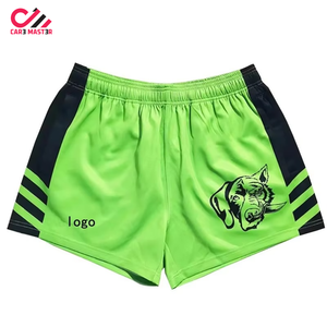 Breathable Sublimation Sportswear Men Two Tone Footy Shorts Custom Rugby Footy Shorts Fashion for Man with <b>cheap</b> price - Product Image 4