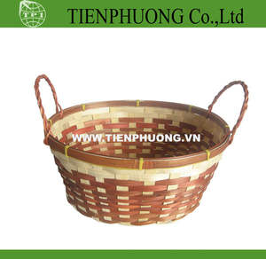 Plateau rectangulaire en bambou de haute qualité Owen Panier de rangement pour organisateur de cuisine fait à la main - Product Image 5