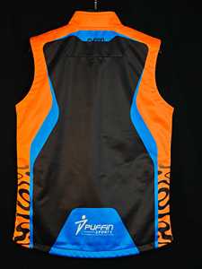 Chaleco Deportivo Personalizado PUFFIN SPORTS, Sin Mangas, con Franjas, Secado Rápido, Transpirable, Impresión por Transferencia de Calor, con Cierre - Product Image 2