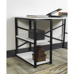 Sage Đen Kim Loại Khung 47 \ "Viết Bàn Máy Tính Với Bằng Gỗ Top 2 Kệ Cho Nhà Văn Phòng Từ Cung Cấp Nhà Cửa Hàng Trong Trắng - Product Image 3