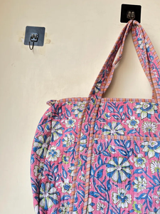 Bolso Tote Acolchado Estilo Bohemio Vintage Ligero al por Mayor con Forro de Algodón Suave, Gran Capacidad, Bolso de Hombro para Mujer - Product Image 4