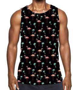 Custom Sublimation <b>Men</b> Tank Top Modern Gym Sleeveless Shirt Breathable Lightweight Sports <b>Clothing</b> - Product Image 1