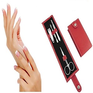 Coupe-ongles professionnel de bonne qualité, Kit de manucure et pédicure, soins des cuticules, étui, offre spéciale - Product Image 6