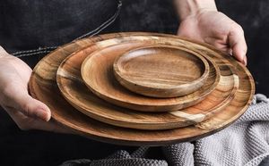 Assiette Ronde en Bois - Design Moderne Écologique pour un Usage Quotidien et la Vaisselle de Cuisine à Domicile - Product Image 2