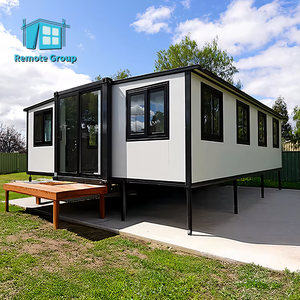 40 फीट कारखाने ने साउंडप्रूफ प्रतिस्पर्धी मूल्य विस्तार से स्टील सैंडविच पैनल कंटेनर हाउस 3 बेडरूम आधुनिक डिजाइन - Product Image 3