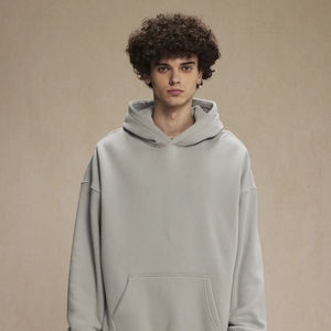 Sweat à capuche pour homme en molleton de coton doux avec capuche réglable, poche kangourou, style décontracté pour tous les jours, confortable et tendance - Product Image 3