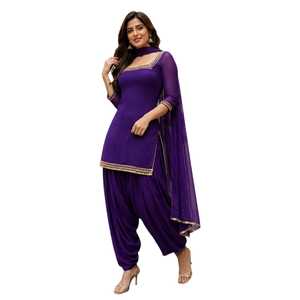 Vestidos Punjabi al por Mayor, Ropa India y Pakistaní, Vestido Corto Kurti, Vestidos Anarkali, Tallas y Colores Personalizados, para Bodas y Fiestas - Product Image 1