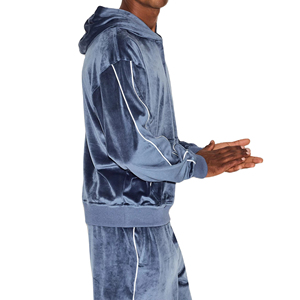 Sudadera con Capucha de Terciopelo para Hombre, Personalizada, B2B, Nueva Colección, Gruesa, Antiarrugas, Talla Grande, con Bolsillos - Product Image 3