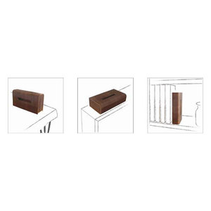 Boîte de rangement pour mouchoirs en bois grainé style Japandi, en MDF, durable, pour intérieur minimaliste, avec des prix fabuleux et des qualités exceptionnelles - Product Image 1