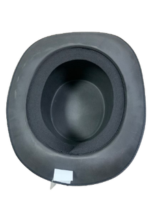 Sombrero de copa de terciopelo negro de tamaño personalizado para adultos para uso diario de viaje informal con etiqueta colgante y accesorio de gancho en J - Product Image 2