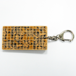 Decorative Wooden Flower Keychain <b>Key</b> <b>Ring</b> for Souvenir and Presents - Product Image 1