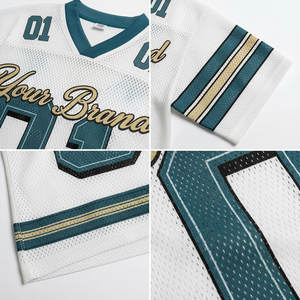 Custom American Football Jersey Women Oversized Mesh Shirt Baseball Style Sportswear Breathable Team Uniform OEM Service - Product Image 5