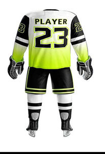 Conjuntos de Uniformes de Hockey sobre Hielo Personalizados para Equipos, Transpirables, Ligeros, Antibacterianos, Camisetas 100% Poliéster, Pantalones a Juego con Logotipo Personalizado - Product Image 6