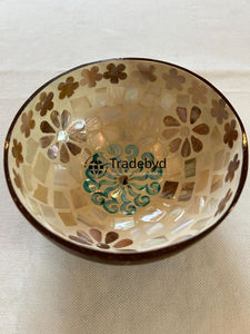 Elegante Tazón con Incrustaciones de Nácar, Calidad Premium, Hecho a Mano, Decoración para el Hogar, Tradebyd - Product Image 5
