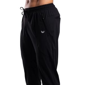 Men's <b>Black</b> Performance Jogger <b>Pants</b> Stretch Athletic Workout Sweatpants Breathable Running Fitness Training Gym Activewear Wear - Product Image 4