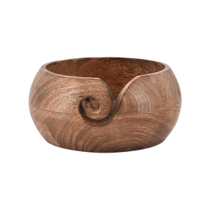 Handmade Simple Wooden Yarn <b>Bowl</b> <b>Knitting</b> Crochet Portable Eco-Friendly Durable <b>Knitting</b> <b>Bowl</b> Holder Yarn Accessories Supplies - Product Image 1