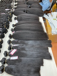 Trame yaki lisse, paquets de cheveux humains bruts, vente en gros, cuticule alignée, vierge, vendeur de cheveux, genius trame - Product Image 3