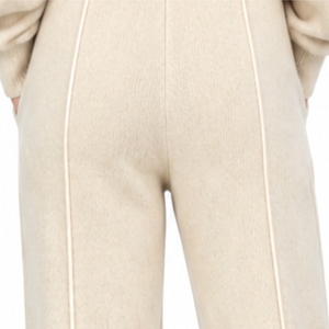 Pantalones de chándal acampanados de pierna ancha para mujer, pantalones acampanados de ajuste holgado para uso informal moderno, pantalones acampanados suaves para moda diaria relajada - Product Image 6