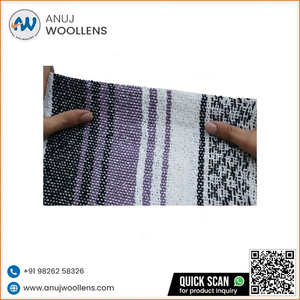 Purple Falsa Wool <b>Blanket</b> Soft Warm <b>Woven</b> Bed Cover Lightweight Cozy Bedding <b>Blanket</b> for Living Room - Product Image 6