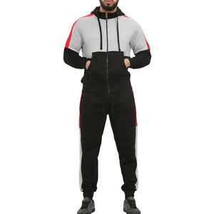 Ensemble de survêtements sportifs unisexes en coton 100% léger pour l'hiver, vêtements de jogging décontractés, vêtements d'entraînement tendance - Product Image 5