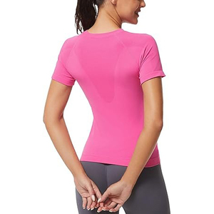Camiseta Deportiva de Verano para Mujer, Ecológica, Compresiva, Holgada, Transpirable, de Manga Corta, para Gimnasio, Running y Entrenamiento - Product Image 5