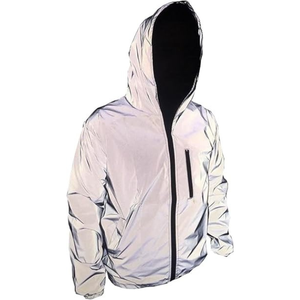 Chaqueta Cortavientos Reflectante para Hombre, Ligera, Impermeable, Deportiva, para Correr, Senderismo y Actividades al Aire Libre - Product Image 1