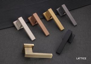 Ensemble de poignées de porte silencieuses à levier, design moderne et minimaliste, quincaillerie de mobilier haut de gamme pour une vie résidentielle paisible - Product Image 3