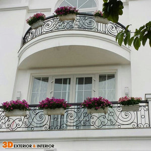 Transforme su espacio exterior con exquisitos estilos de barandillas de hierro forjado para balcones que prometen durabilidad y arte que perduran por la vida. - Product Image 3